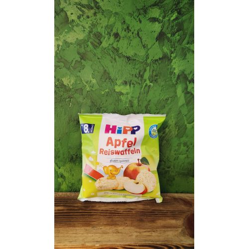 Hipp Organik Elmalı Pirinçli Gofreti 30 gr